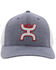 Hooey Men's Coach Logo Embroidered Mesh Back Trucker Cap, Indigo, hi-res