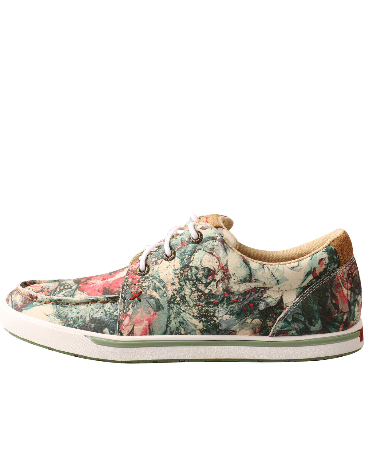 Image #3 - Twisted X Women's Floral Print Casual Shoes - Moc Toe, , hi-res