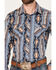 Image #3 - Rock & Roll Denim Men's Southwestern Print Long Sleeve Stretch Western Snap Shirt, , hi-res