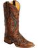 Image #1 - Corral Women's Square Toe Inlay Western Boots, , hi-res