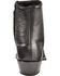 Abilene Men's 7" Wingtip Zip Boots, Black, hi-res