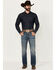 Image #1 - Cody James Men's Trigger Wash Jackson Slim Straight Rigid Denim Jeans, Medium Wash, hi-res