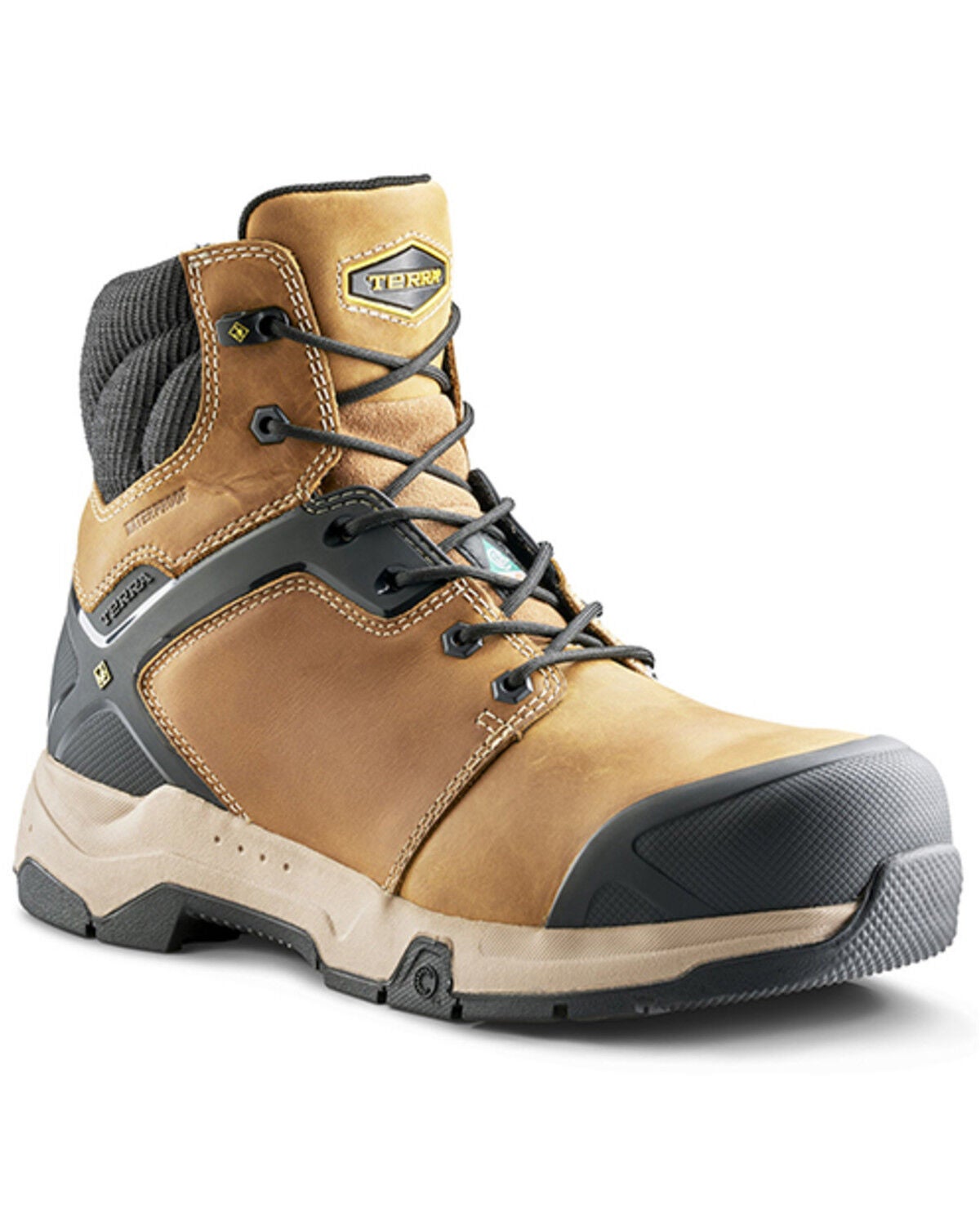 Kodiak Men's 6" Carbine Waterproof Work Boots - Composite Toe, Wheat, hi-res