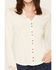 Image #3 - Shyanne Women's Rider Long Sleeve Knit Lace Yoke Button-Down Western Shirt, Natural, hi-res