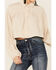 Image #2 - HYFVE Women's Shirred Long Sleeve Top, Cream, hi-res