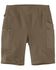 Image #3 - Carhartt Women's Force Fitted Lightweight Utility Work Shorts - Plus, Brown, hi-res