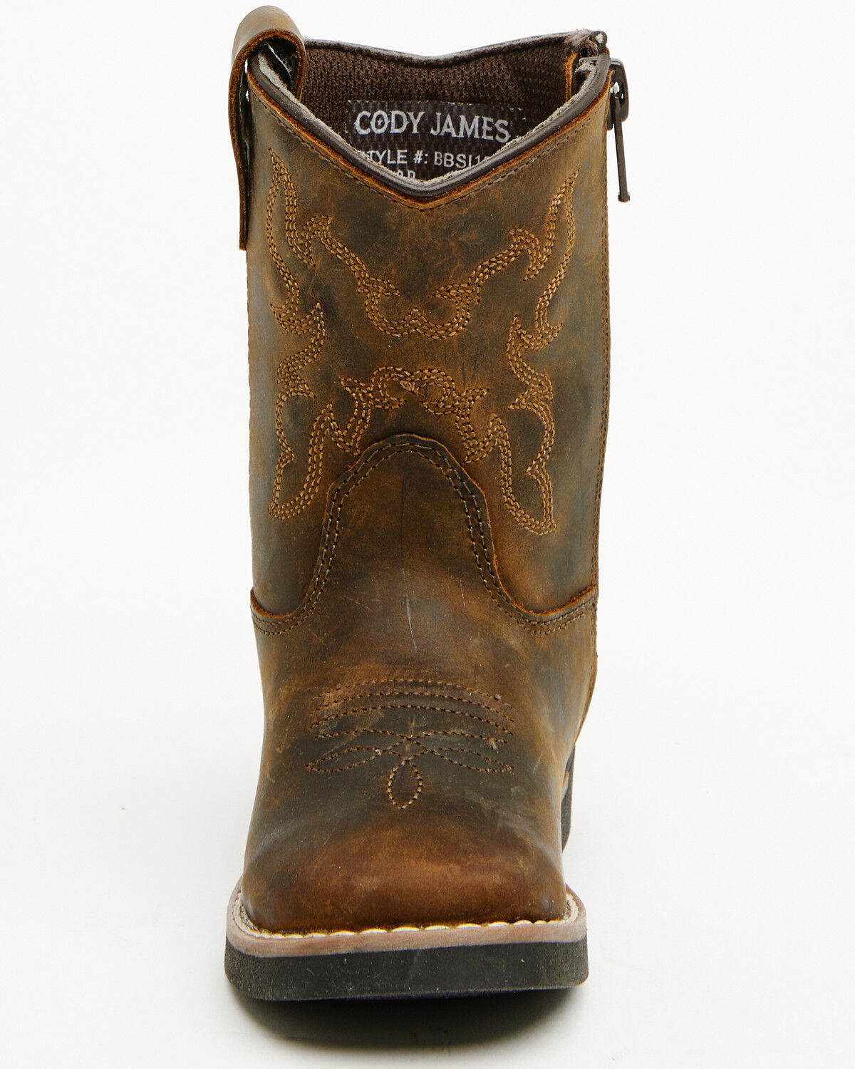 Image #4 - Cody James Toddler Boys' Little Nash Western Boots - Broad Square Toe, Brown, hi-res