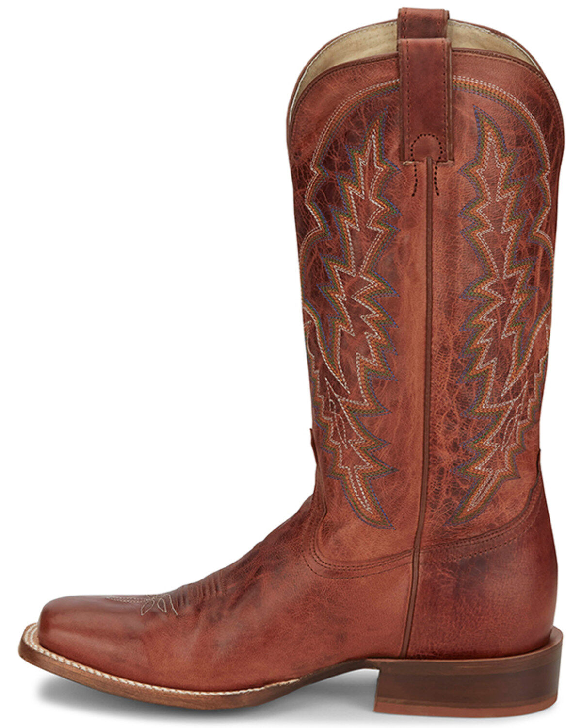Image #3 - Tony Lama Men's Camarillo Western Boots - Square Toe, Cognac, hi-res