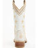 Laredo Women's Early Star 11" Studded Western Performance Boots - Broad Square Toe, White, hi-res