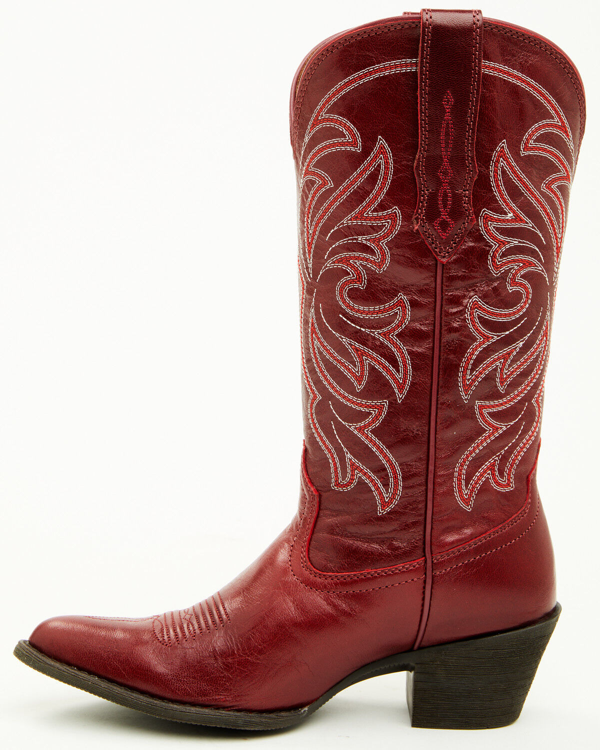 Image #3 - Ariat Women's Heritage StretchFit Western Boots - Round Toe, Wine, hi-res