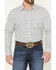 Image #3 - Gibson Trading Co Men's Kick Back Micro Floral Print Long Sleeve Button-Down Stretch Western Shirt, White, hi-res