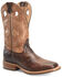 Double H Men's Winston Western Boots - Broad Square Toe, Brown, hi-res