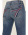Image #2 - 7 For All Mankind Women's Medium Wash Royalty Mid Rise Trouser Stretch Denim Jeans, Medium Wash, hi-res