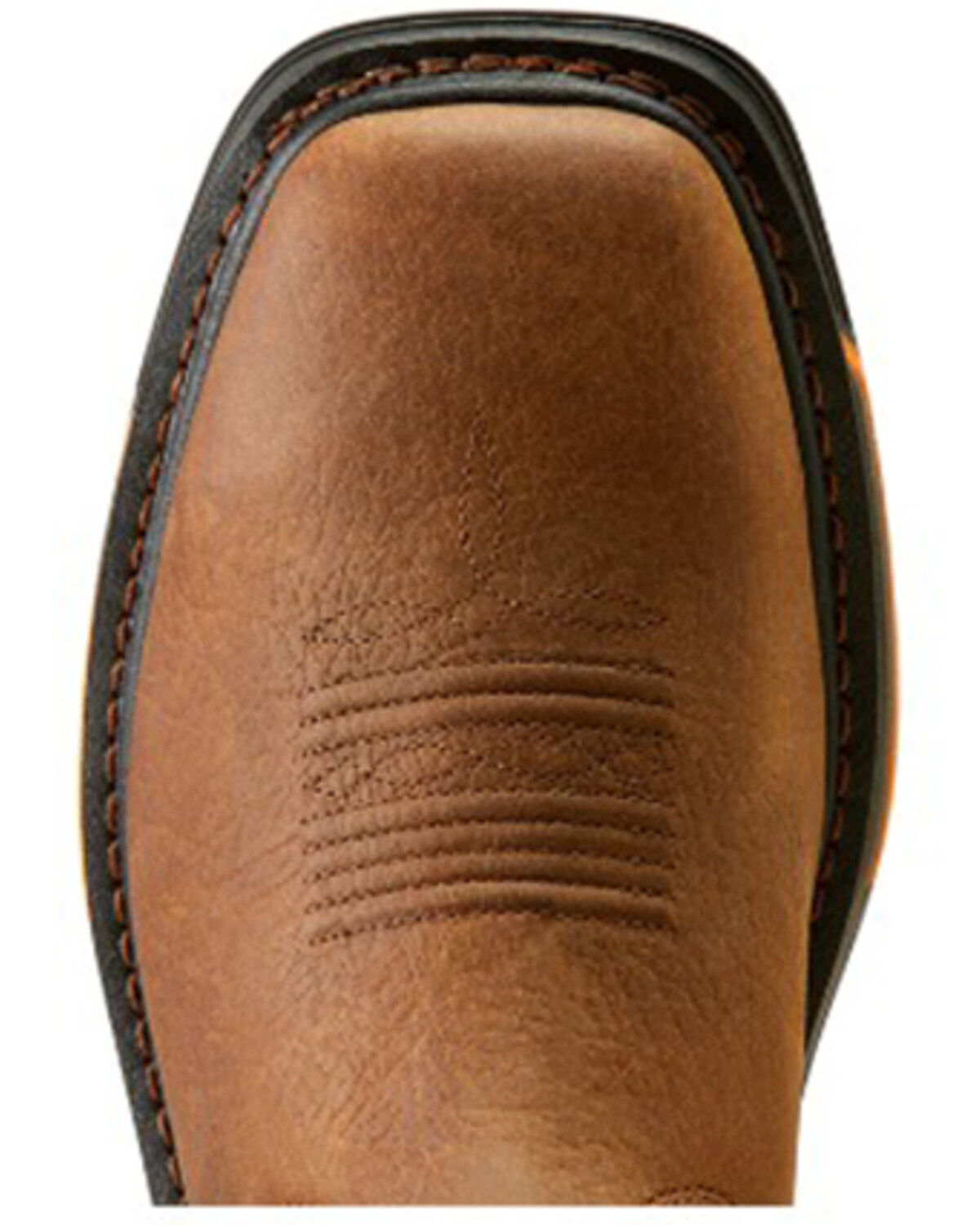 Image #4 - Ariat Men's Big Rig VentTek Work Boots - Soft Toe, Brown, hi-res