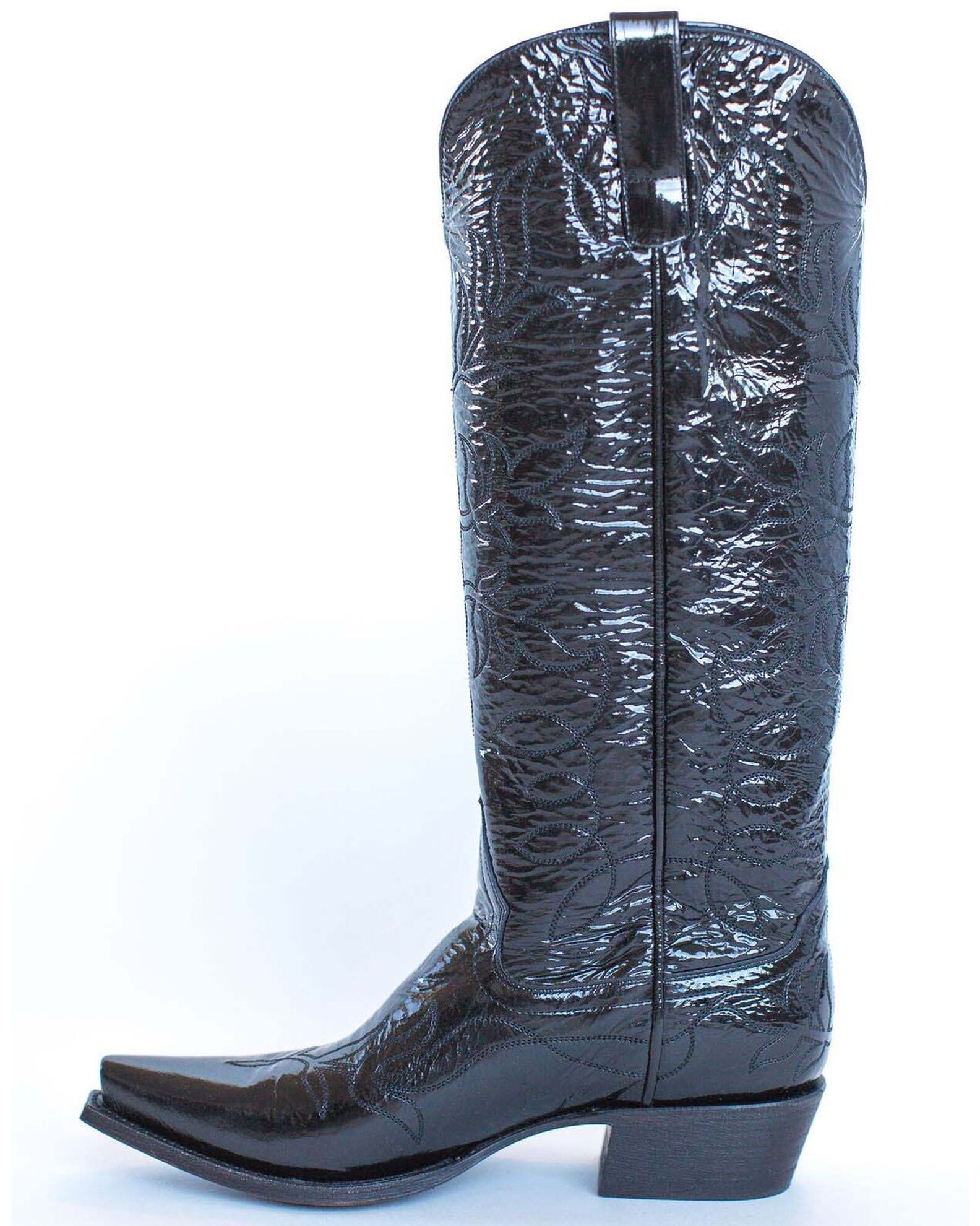 Image #3 - Miss Macie Women's Pitty Pat Western Boots - Snip Toe, Black, hi-res