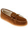 Minnetonka Men's Pile Lined Hardsole Moccasin - Moc Toe, Brown, hi-res