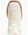 Laredo Women's Early Star 11" Studded Western Performance Boots - Broad Square Toe, White, hi-res