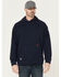 Image #2 - Ariat Men's FR Durastretch Work Hard Live Free Hooded Sweatshirt, Navy, hi-res