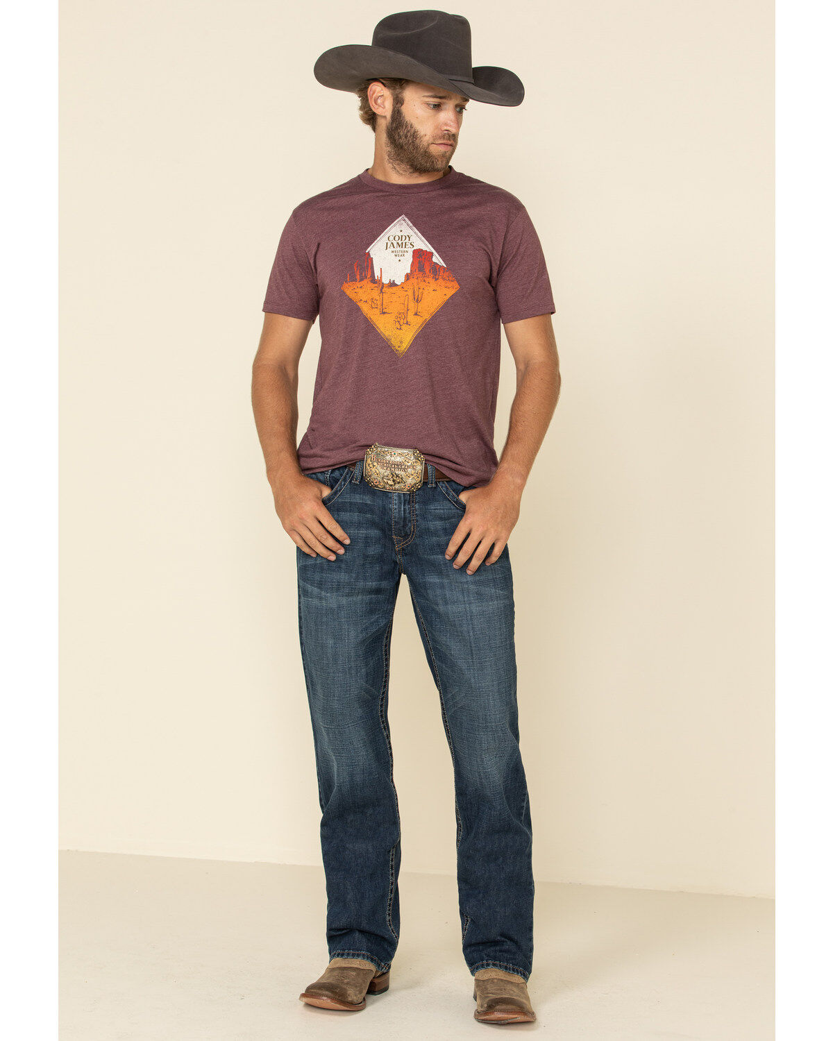 Image #2 - Cinch Men's Grant Performance Medium Relaxed Bootcut Jeans, , hi-res