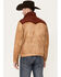 Image #4 - Scully Men's Burnished Suede Color Block Jacket, Tan, hi-res