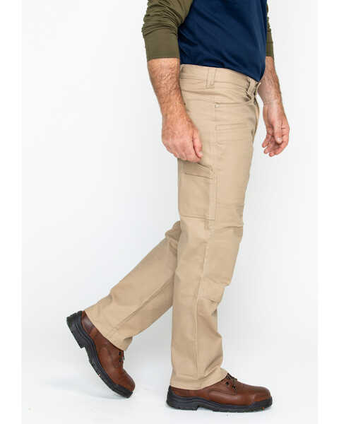 Hawx Men's Stretch Canvas Utility Work Pants , Beige/khaki, hi-res