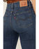 Image #4 - Levi's Women's Explore The Unknown Dark Wash High Rise 726 Straight Stretch Denim Jeans, Dark Wash, hi-res
