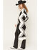 Image #2 - Idyllwind Women's Prairie Southwestern Print Cozy Long Cardigan, Cream, hi-res
