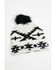 Image #1 - Idyllwind Women's Dovecote Southwestern Print Beanie, Black, hi-res