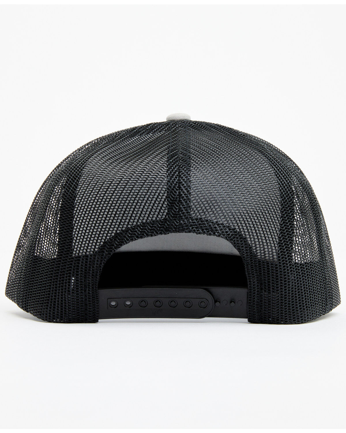 Image #3 - Lazy J Ranchwear Men's Serape Elevation Logo Patch Mesh Back Ball Cap, Grey, hi-res