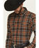 Image #2 - Cody James Black 1978™ Men's Caddis Plaid Print Long Sleeve Button-Down Western Shirt, Brown, hi-res