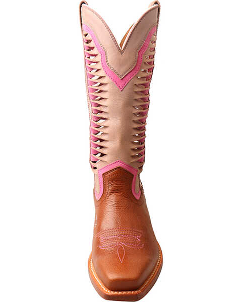 Image #4 - Twisted X Women's 12" Ruff Stock Vented Shaft Cowgirl Boots - Square Toe, , hi-res