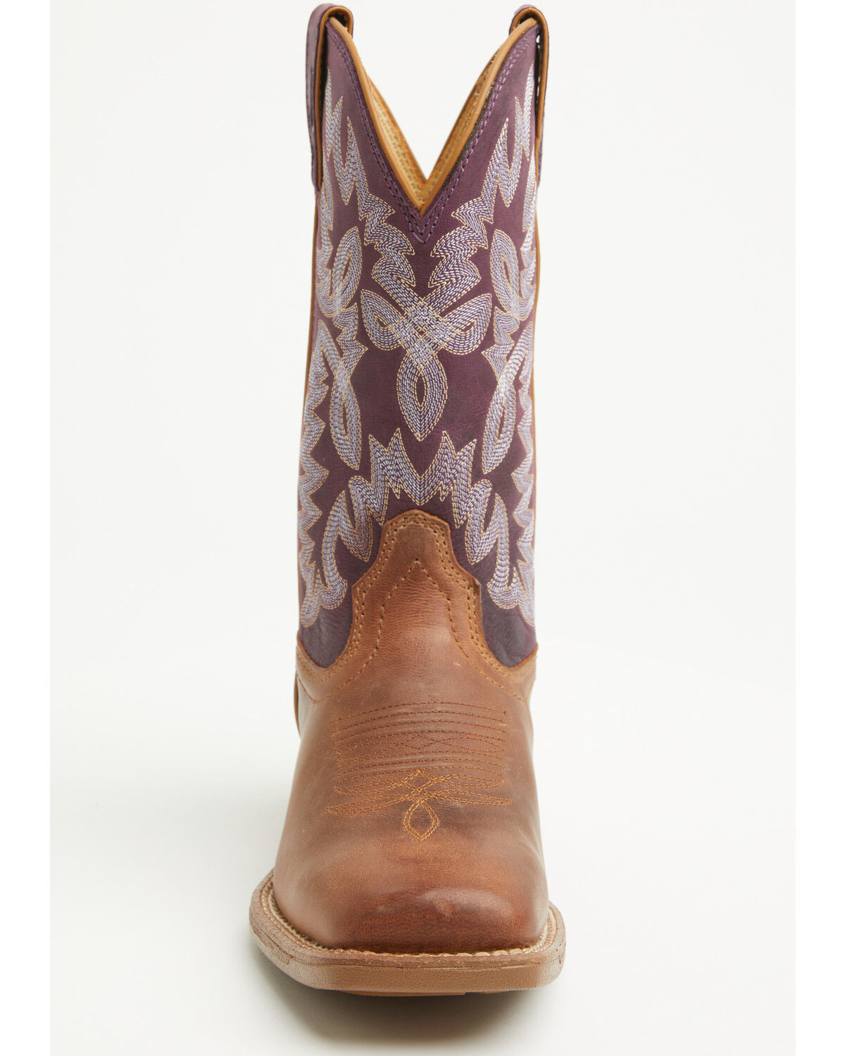 Image #4 - Justin Women's Ashtyn Performance Western Boots - Broad Square Toe, Tan, hi-res
