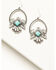 Cowgirl Confetti Women's Silver & Turquoise Thunderbird Just Fly Earrings, Silver, hi-res