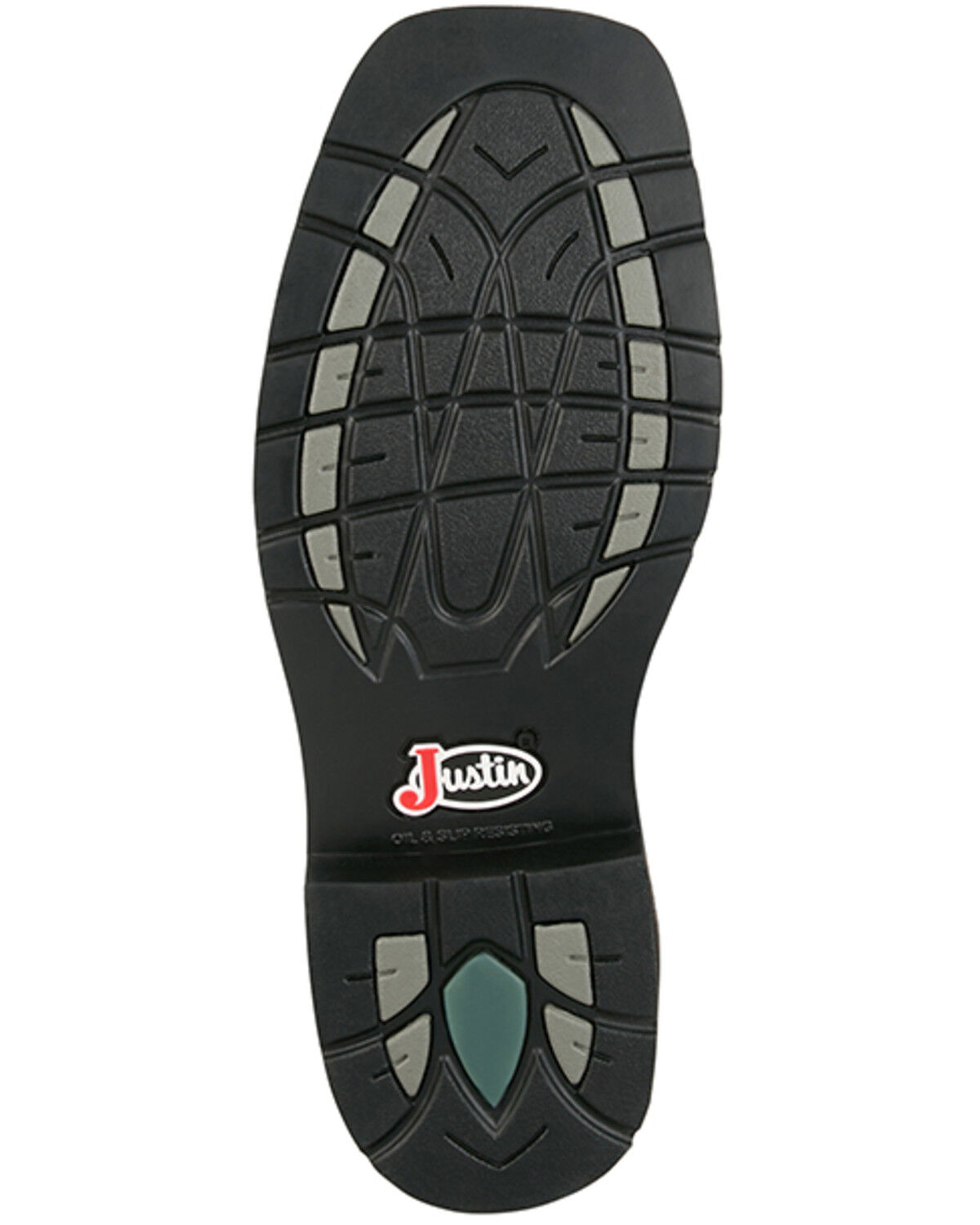 Image #7 - Justin Men's 11" Stampede Widowmaker Waterproof Pull-On Work Boots - Steel Toe, Black, hi-res