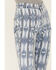 Rock & Roll Denim Women's Southwestern Print High Rise Flare Jeans, Blue, hi-res