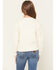 Image #4 - Sugar California Girls' Floral Horseshoe Print Sweater, Cream, hi-res
