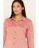 Image #2 - Ariat Women's Rebar Made Tough VentTEK DuraStretch Work Shirt, Red, hi-res