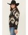 Image #2 - Ariat Women's Southwestern Print 1/4 Zip Pullover, Black, hi-res