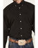 Ariat Men's Wrinkle Free Solid Pinpoint Oxford Classic Fit Long Sleeve Button Down Shirt, Charcoal, hi-res