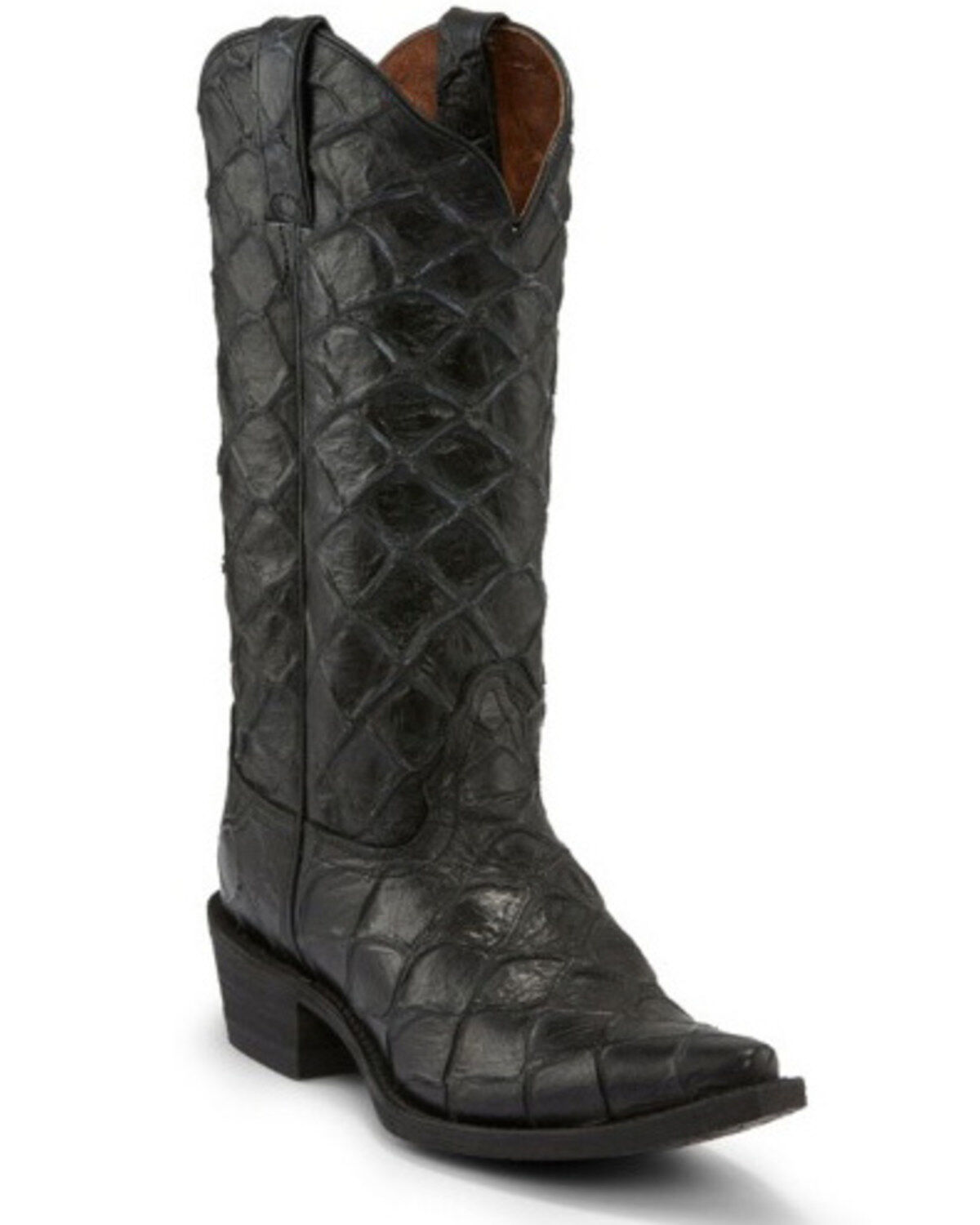Image #1 - Nocona Women's Bessie Fish Print Western Boots - Snip Toe, , hi-res