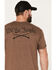 Howitzer Men's We The People Graphic T-Shirt, Brown, hi-res