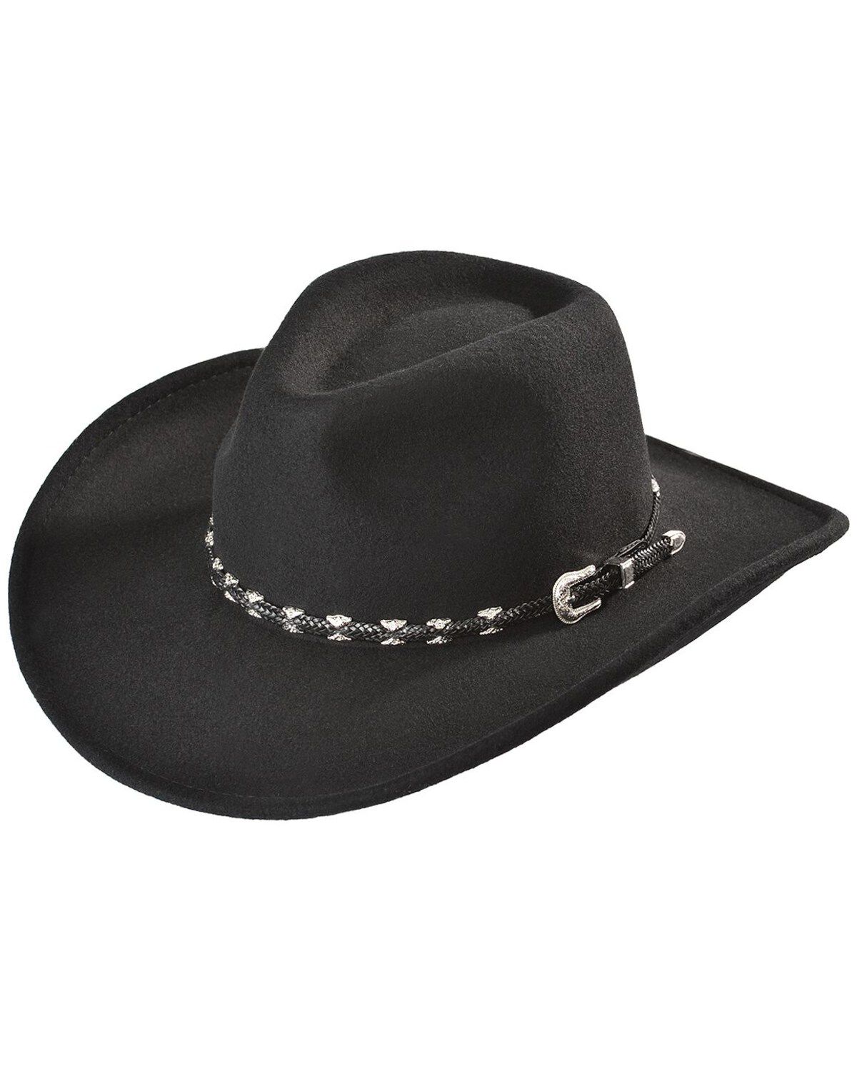 Outback Trading Co. Wallaby UPF 50 Sun Protection Crushable Hat, Black, hi-res
