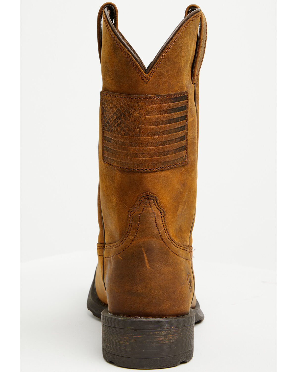 Ariat Men’s Rambler Patriot Distressed Western Performance Boots – Square Toe