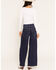 Image #3 - Rodeo Quincy X Boot Barn Women's Not Our First Rodeo Dark Wash High Rise Wide Leg Stretch Denim Jeans, Dark Wash, hi-res