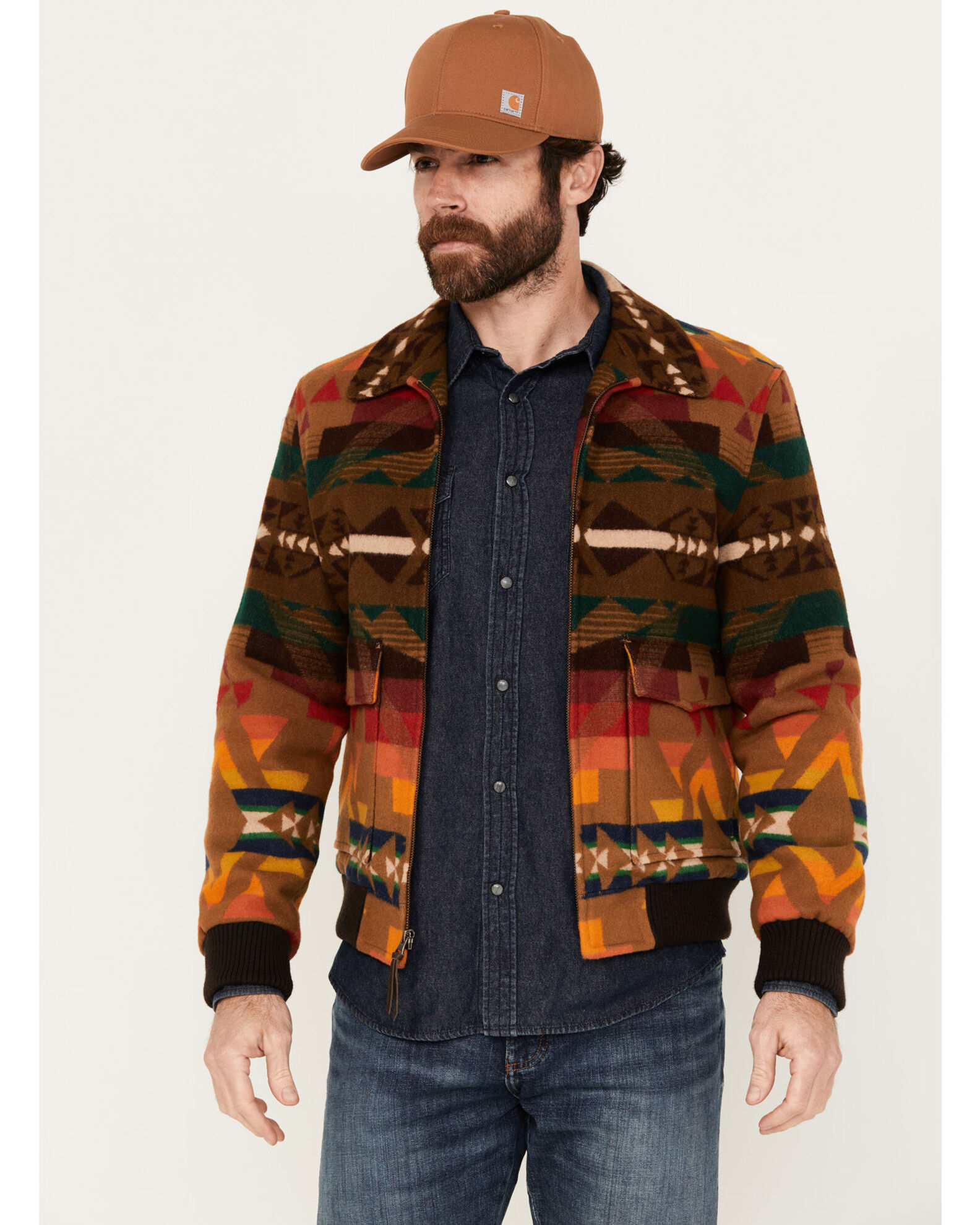 Pendleton Men s Colton Multicolored Zip Jacket Boot Barn