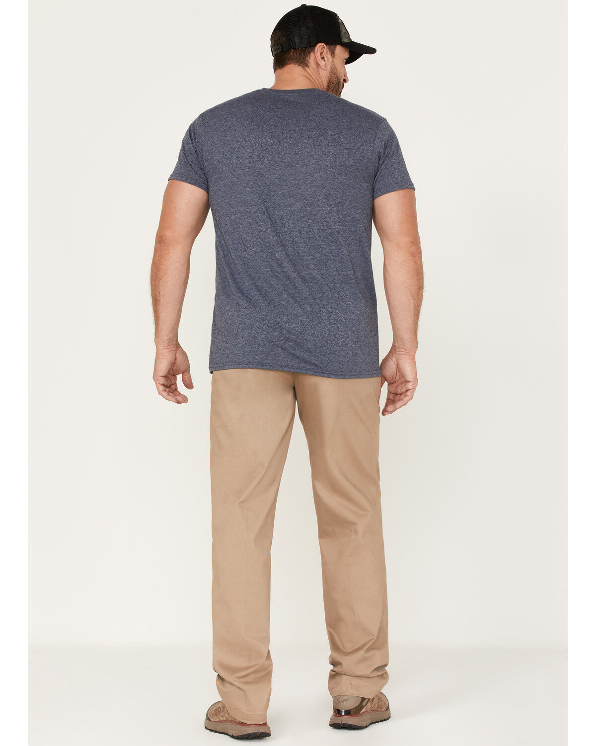 Image #3 - Wrangler Men's Casual Flat Front Western Pants, Beige/khaki, hi-res