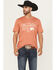Image #1 - Wrangler Men's Roped Logo Short Sleeve Graphic T-Shirt, Orange, hi-res