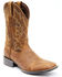 Image #1 - Durango Men's Westward Western Performance Boots - Broad Square Toe, Brown, hi-res