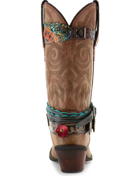 Image #7 - Durango Women's Crush Accessorized Western Fashion Boots, , hi-res