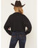 Image #4 - Gameday Women's UT Split Long Sleeve Cropped Graphic Tee, Black, hi-res